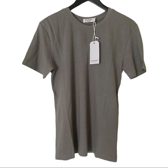 🆕: Bolongaro Trevor: Skull Lines Embroidered Back Short Sleeve Tee - Picture 2 of 8